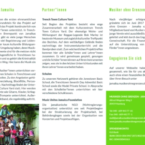 Projektflyer | MoG - Jamaika e.V.