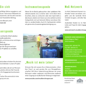Flyer | Musiker ohne Grenzen e.V.
