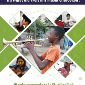 A3-Plakat - Werbung f. Musik. Freiwilligendienst 2023